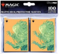 Ultra Pro Commander Masters Omnath, Locus Of Mana Standard Deck Protector Sleeves (100ct) For Magic: The Gathering