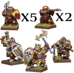Kings Of War Vanguard: Dwarf Warband Set