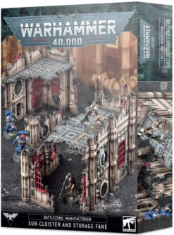 Games Workshop Warhammer 40,000 Battlezone: Manufactorum Sub-cloister And Storage Fane
