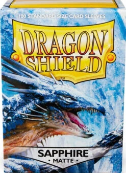 Dragon Shield 100 Count Standard Matte Sleeve: Sapphire