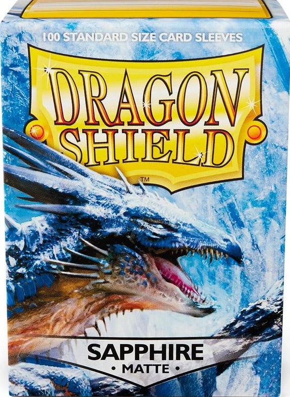 Dragon Shield 100 Count Standard Matte Sleeve: Sapphire