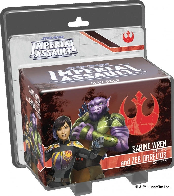 Fantasy Flight Games Star Wars: Imperial Assault Sabine Wren & Zeb Orrelios Ally Pack