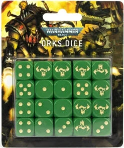 Games Workshop Warhammer 40K Orks Dice Set