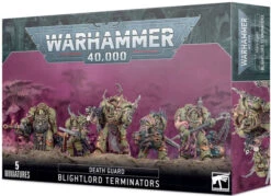 Games Workshop Warhammer 40K Death Guard Chaos Marines Blightlord Terminators 43-51