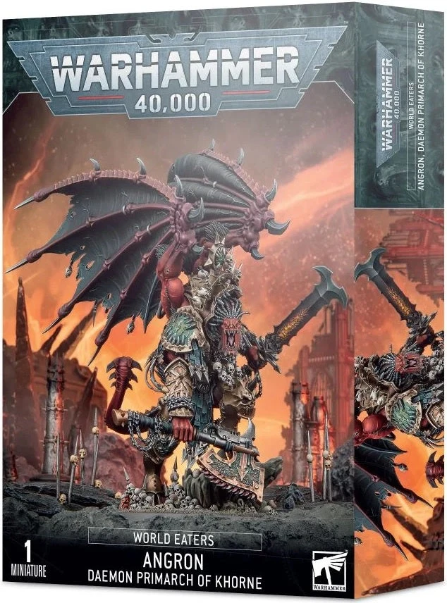 Games Workshop Warhammer 40K World Eaters Angron, Daemon Primarch Of Khorne 43-28