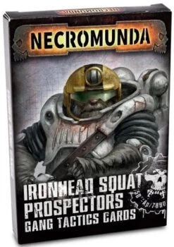 Games Workshop Necromunda Ironhead Squat Prospectors Gang Tactics Cards