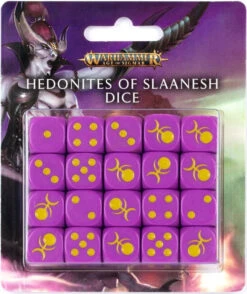 Games Workshop Warhammer Age Of Sigmar Hedonites Of Slaanesh Dice Set