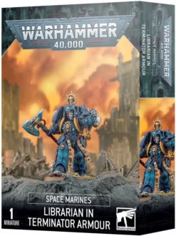 Games Workshop Warhammer 40,000 Space Marines Librarian In Terminator Armour