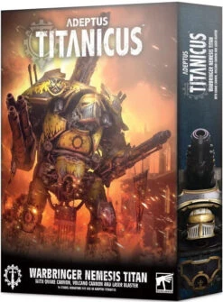 Games Workshop Adeptus Titanicus Warbringer Nemesis Titan With Quake Cannon, Volcano Cannon And Laser Blaster 400-34