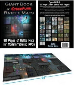 Giant Book Of CyberPunk Battle Mats