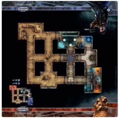 Fantasy Flight Games Star Wars: Imperial Assault Mos Eisley Back Alleys Skirmish Map