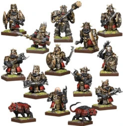 Kings Of War Vanguard: Abyssal Dwarf Warband Set