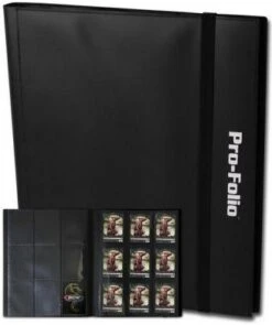 BCW Pro Folio Binder 9 Pocket Black