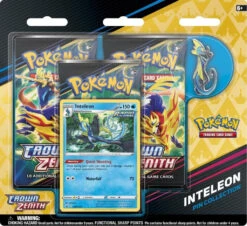 Pokemon TCG Crown Zenith Pin Blister Inteleon
