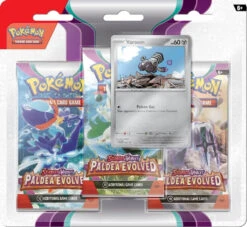 POKEMON Pokémon TCG Scarlet & Violet 2 Paldea Evolved Three Booster Blister - Varoom