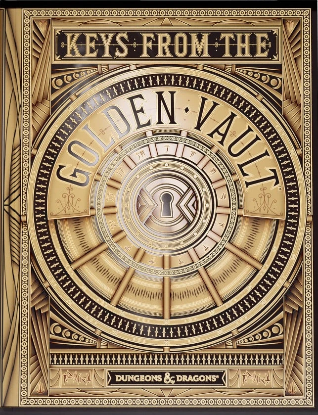 D&D Dungeons & Dragons Keys From The Golden Vault Hardcover Alternative Cover