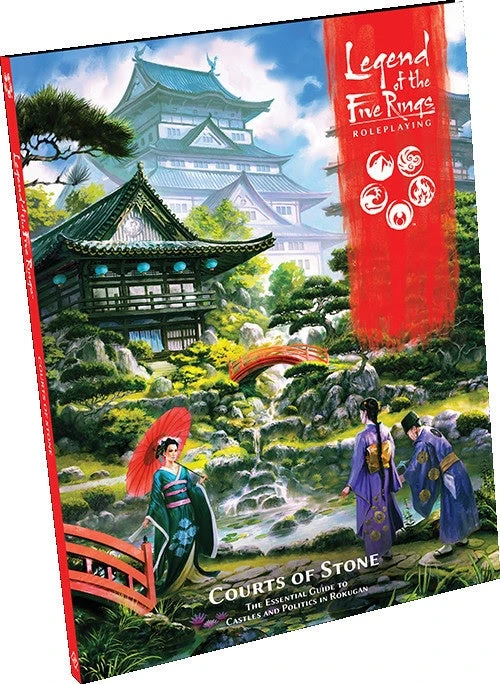 Fantasy Flight Games Legend Of Five Rings RPG Courts Of Stone Sourcebook