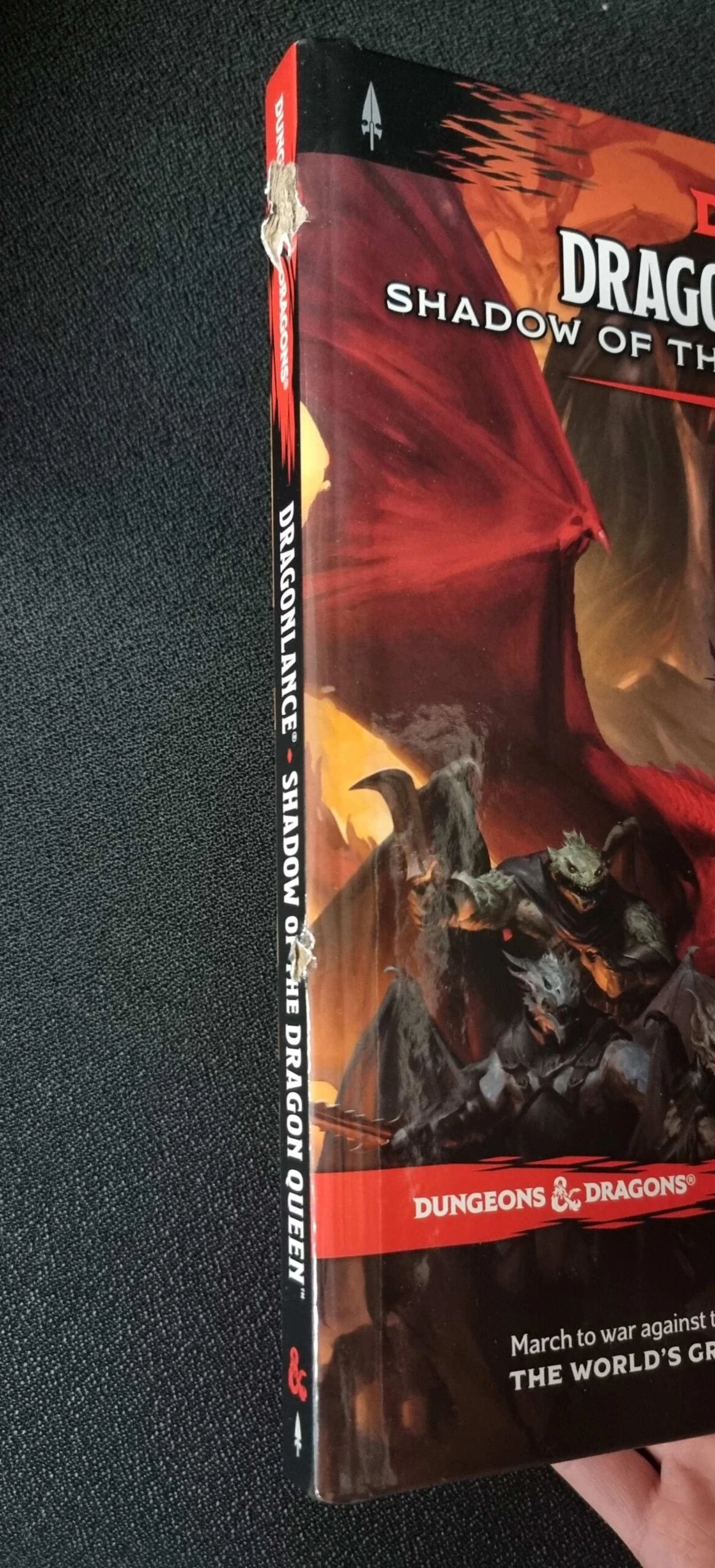 D&D Dungeons & Dragons Dragonlance Shadow Of The Dragon Queen - Damaged Spine - Image 2