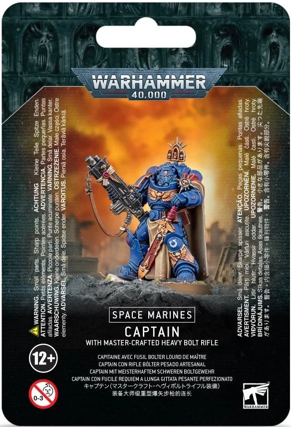 Games Workshop Warhammer 40K Space Marines Captain With Master-crafted Heavy Bolt Rifle