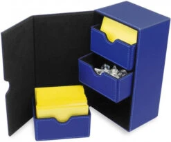 BCW Deck Vault Box LX Blue (Holds 200 Cards)