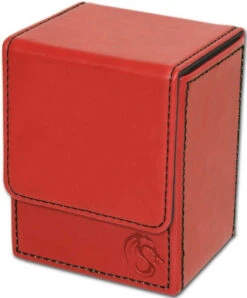 BCW Deck Case Box LX Red (Holds 80 Cards)