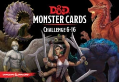D&D Spellbook Cards: Monster Deck 6-16 (74 Cards)