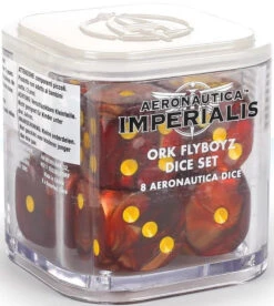 Games Workshop Aeronautica Imperialis: Ork Flyboyz Dice Set