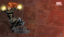 Fantasy Flight Games Marvel Champions LCG Black Widow Game Mat