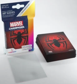 Gamegenic Marvel Champions Art Sleeves - Spider-Man (66mm X 91mm) (50 Sleeves)