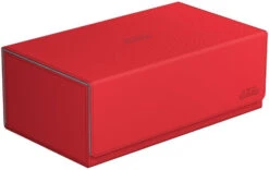 Ultimate Guard Arkhive Flip Case 800+ Standard Size XenoSkin Red Deck Box
