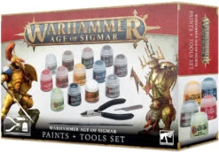 Games Workshop Warhammer Age Of Sigmar Paint + Tools Set